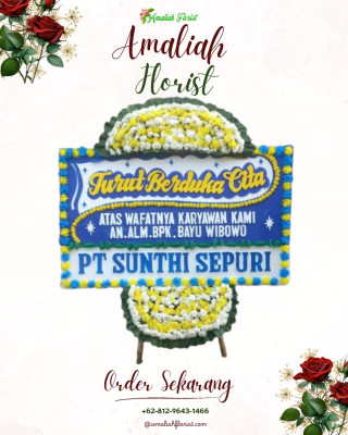 Papan Bunga Duka di Kruwisan